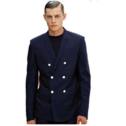 Veste de Mariage Homme Croisée Idéale pour Briller lors de vos Fêtes