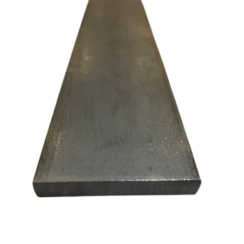 LeMétal - Fer plat acier largeur 50 mm - Epaisseur au choix (de 5 mm à 15 mm) et longueur au choix (de 100 à 300 cms). (50x15 mm, 130 cms)