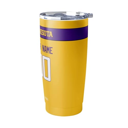 Image of ANTKING Minnesota Tumbler 20 oz Travel Coffee Cup Custom Name Number for Men Women Boy Gifts