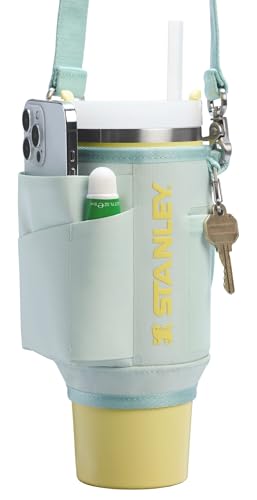 Image of STANLEY All Day Quencher Carry All for 40 oz Tumbler with Handle | Crossbody Bag with Phone Holder Pocket, Card Sleeve & Detachable Strap | Water Bottle Carrier Bag | BPA-Free |