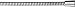 Delta Faucet U490R-60-PK 60-Inch UltraFlex R Black/Chrome Ribbon Hose, Chrome