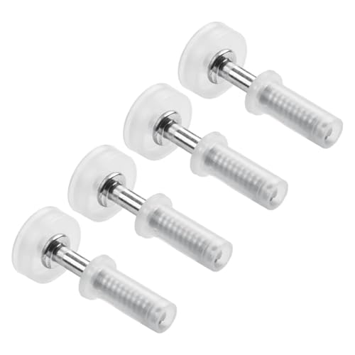 Herrajes para puerta bifold, 12 piezas, bisagra pivotante, rueda guía superior para puerta de gabinete, repuesto plateado (Tamaño A) miniatura 2