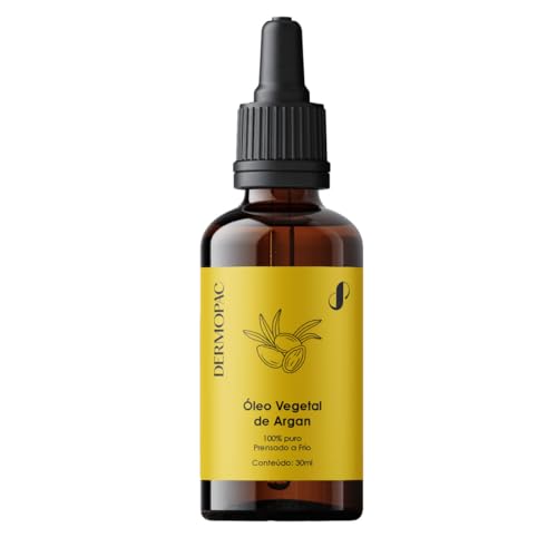 Óleo Vegetal de Argan 100% Puro Cabelo Capilar Pele Facial Corpor...