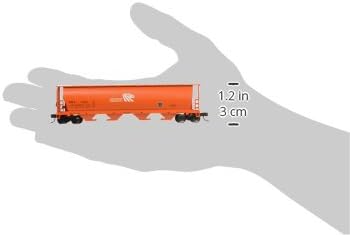 Bachmann Industries Potash Canadian 4-Bay Cylindrical Grain Hopper Car (N Scale)