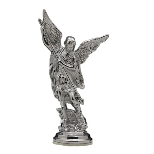 predolo Statua in Metallo Statua di Angelo Ornamento di Arte Decorativa Statua di calpestio sconfitto Lega di Zinco Premium, Figura scultorea Statua di Angelo, Acciaio