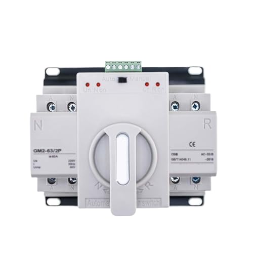 Commutateur de transfert automatique 4P 50A 220V pour source d'énergie