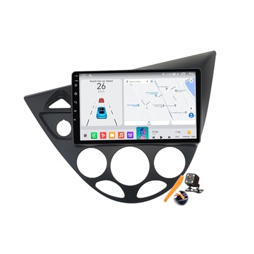 Autoradio avec CarPlay sans fil Android 15.0 et navigation GPS Focus Fiesta
