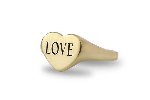 Bague gravée or 14k personnalisée, le cadeau pour elle idéal
