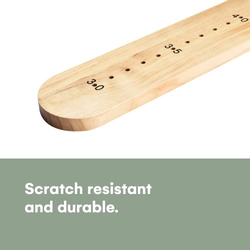 Wooden Ruler Height Chart for Kids - Growth Measurement for The Whole Family - Children Grow Charts for Boys and Girls - Wood Wall Decor for Measuring Height - Chart to Measure How Tall is Your Child