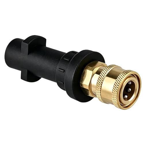 Adaptador de Pistola para Lavadora a Presión para Karcher K2 K3 K4 K5 K6 K7, Conexión Rápida de Latón Hembra de 1/4'', Accesorios para Lavadoras de Alta Presión, Compatible con Boquillas Lanza Espuma