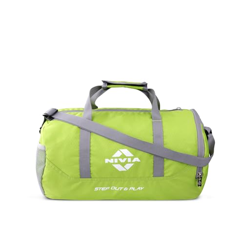 NIVIA Beast Gym Bag-4 Polyester, Unisex Gym Bags, Shoulder Bag for Men & Women with Separate Shoes Compartment, Carry Gym Accessories,Sports & Travel 
