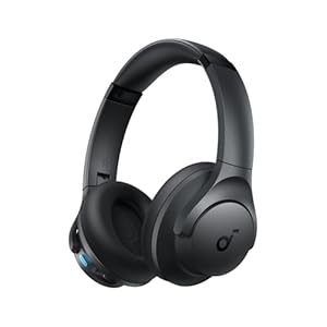 soundcore Q11i Wireless Over-Ear Bluetooth Headphones by Anker, Deep Bass, 60H Playtime, Hi-Res Audio, Detachable Ear Cushions, Multipoint Connection