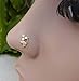 St Patrick Day Gift,Gold Filigree Stud,Traditional Nose Stud,Bazirao Mastani Nose Piercing,Thanksgiving Nose Stud,Indian Nose Ring,Sterling Silver Nose Stud,Tragus Stud,Gold Nose Stud(TEJ092)
