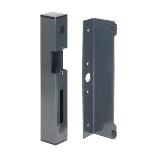 Miratic Cassette à Gache Electrique Portillon 40 x 40mm Boîte de Verrouillage électrique pour Serrure électrique Portail Ouvrant à Droite et à Gauche...