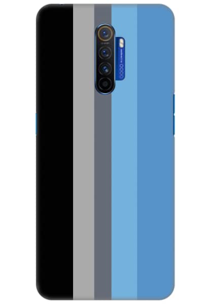 COBERTA Printed Back Cover for Realme X2 Pro Back Cover Case - Blue Grey Black Stripes (B0B3BSR9N5) Amazon Price History, Amazon Price Tracker