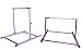 X-Factor 5 Ft Athletic Horizontal Bar Teens Adjustable Gymnastics Children's Training Kip Bars Purple