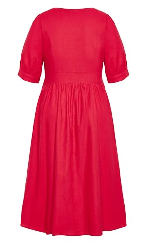 Image of City Chic Women's Plus Size Sunset Stroll Dress