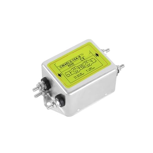 YTMJPQQJI AC 220V Power Filter Anti-Interference Purification Audio CW4EL2-S 3A 6A10A20A30A(CW4EL2-10A-S)