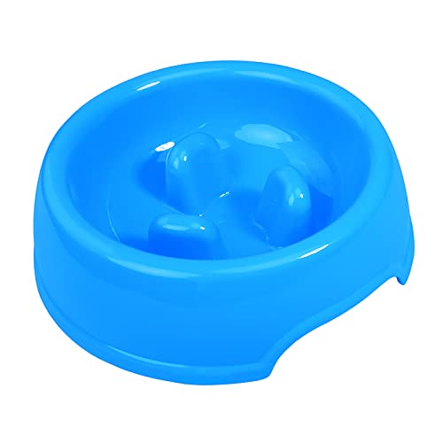 YUANstore Útil Anti Choke Pet Dog Alimentación Cuencos Plástico Caracol Forma Lenta Comer Alimentos Prevenir la Obesidad Dieta Saludable Accesorios Perro Cover