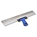 Produktbild DEWEPRO® Edelstahl Fassadenspachtel - Dekorspachtel - Flächenspachtel - Flächenrakel mit Aluhalter und 2-Komponenten Softgriff- Größe: 500x50mm
