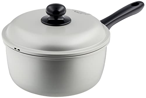 Hokuriku Aluminum Single-Handed Pot, 7.9 inches (20 cm), Aluminum, Gas Fire, Made in Japan, Heat Conduction, Anodized Processing, Silvie A-2527