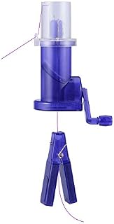 She-Lin Easy Weaver Knitting Tool, Blue Knitting Sewing Tool, Knitting Mill Machine 5.5 x 3.7inch Hand Hand-operated Weaver Knitting for DIY Knitting Mini Knitting Machine Spool Knitter