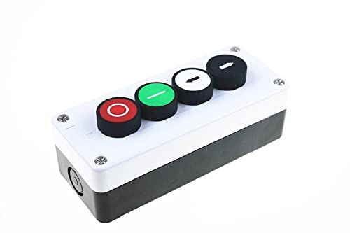 Start Stop Button,Arrow Button,4 Hole Waterproof Button Box and Switch Box Control Box.