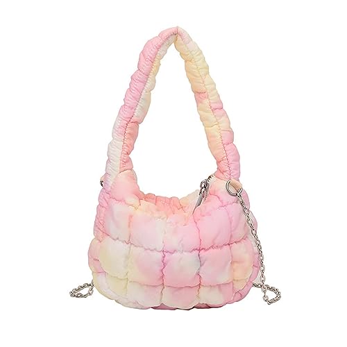 Sac à main en nylon brodé style coréen tie & dye chic pour femme