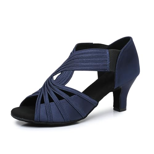 Image of Ballroom Dance Shoes Women Latin Salsa Practice Dancer Shoes 2.5'' Heels YT02