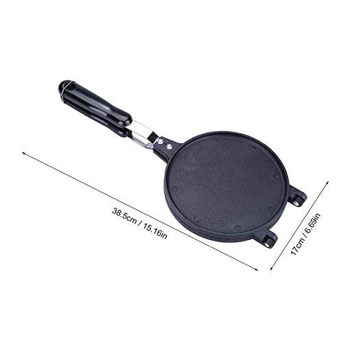 TOPINCN Waffle Cone Maker, Waffle Egg Roll Nonstick Coating Baking Pan Egg Roll Maker, Double Sided Pancake Maker Multifunctional Crisp Omelet Pan Ice Cream Maker Machine 15.16 x