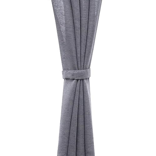 Image of Wakefit Curtains 5 feet Long Set of 2, Window Curtains, Window Curtains 5 feet, Modern Sheer, Polyester Curtains, Decoration Items for Home Decor (Rock Grey)