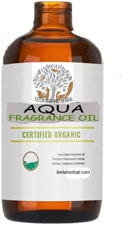 Leela AQUA 100% Pure Aromatherapy,Bathing,Handmade Soap Making, Beauty & Cosmetics Multipurpose Uses (Aqua 50ml)