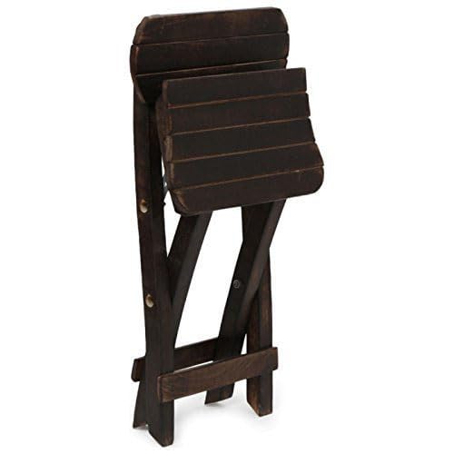 Image of Living Room, Kids Folding Chair Wood. It is Solid and Durable Product and can Be Used for Multiple Purposes (Brown)
