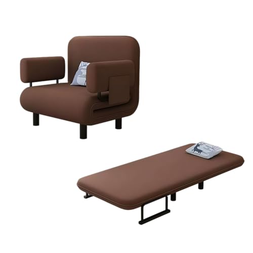 ソファーベッド 一人用 折り畳み 省スペース リクライニング コンパクト セミダブルサイズ 1人掛け コンパクト ソファー ダブル リクライニング カウチソファ 簡易ベッド 完成品 おしゃれ (D, 72*192cm)