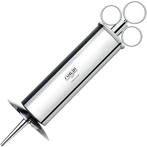 AIESI® Schizzettone in metallo/acciaio Schimmelbusch (100 ml) con scodellino orecchiale e 2 cannule, Siringa per irrigazione, Garanzia Italia 24 mesi
