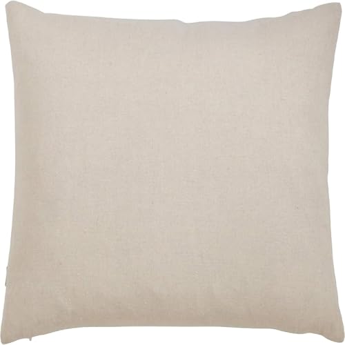 Image of Premium Cotton Cushion Cover, 20 Inch x 20 Inch, Circular Knit Neutral Textured, Square Accent, Cushion Cover Set of 5 for Living Room, Sofa (Diamond-1)