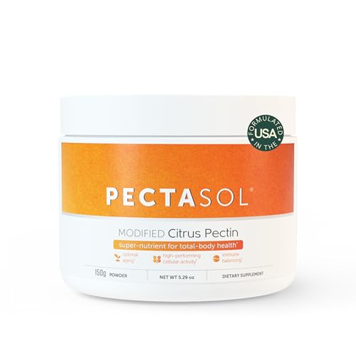 PectaSol Modified Citrus Pectin – 150g Powder – Total-Body Health Supplement to Support The Heart, Immune System, Inflammation Response & Healthy Aging + Maintain Healthy Galectin-3 Levels