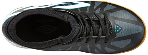 Tênis Umbro Velocita 6 Club, Criança-Unissex, Preto/Branco/Menta, 28
