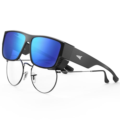 KastKing Comal Fit-Over Polarized Sports Sunglasses With PuriVex Protective Lens Coating, Fishing...