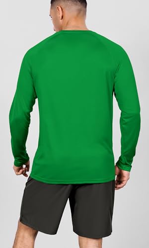 ODODOS Men's Quick Dry Long Sleeve Shirts UPF 50+ Sun Protection SPF Athletic Tops Workout Fishing T-Shirts3
