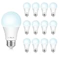 Sigalux LED Light Bulbs 100 watt Equivalent Standard Light Bulbs, A19 Soft White Light Bulbs 5000K Daylight, Non-Dimmable 13W Energy Efficient E26 Medium Base, 1500LM, UL Listed, 12 Packs