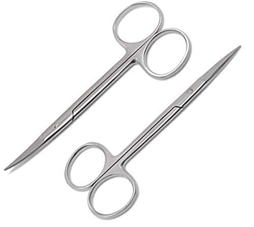Forgesy Dressing Scissors 5" Curved & Straight Surgical instrument (B09KXCWXB6) Amazon Price History, Amazon Price Tracker