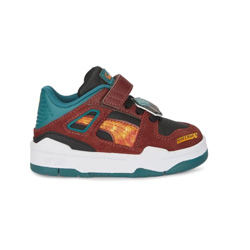 PUMA Infant Boys Minecraft X Slipstream Slip On Sneakers Shoes Casual - Brown - Size 6 M