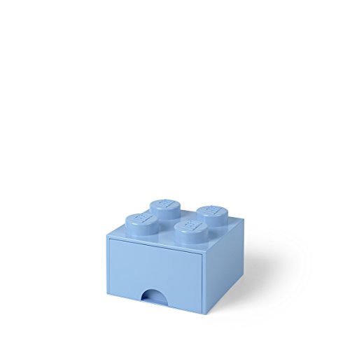 Room Copenhagen Schublade Brick drawer 4", Plastik, Hellblau, 25 x 25 x 18 cm – Bild 3