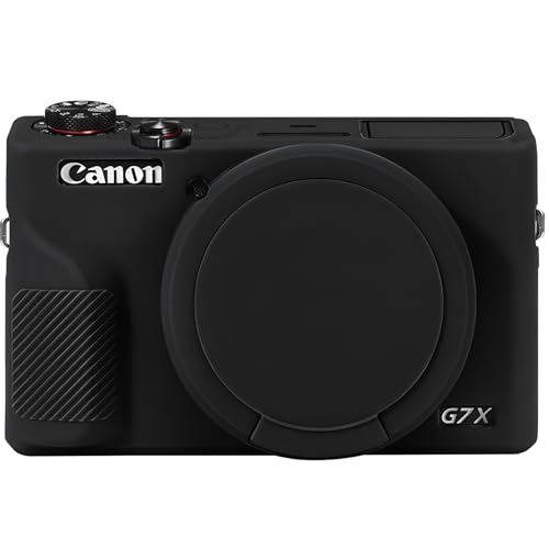 Funda Silicona para Canon PowerShot G7 X Mark III Negra