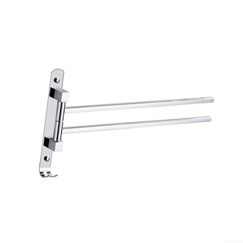 Porte-serviettes rotatif mural acier inoxydable blanc cuisine