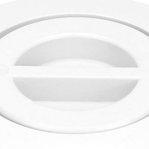 EVTSCAN 2-Zoll-Swimline-Pool-Rücklaufstopfen mit Gewinde für Poolreiniger-Saugauslass - Weiß