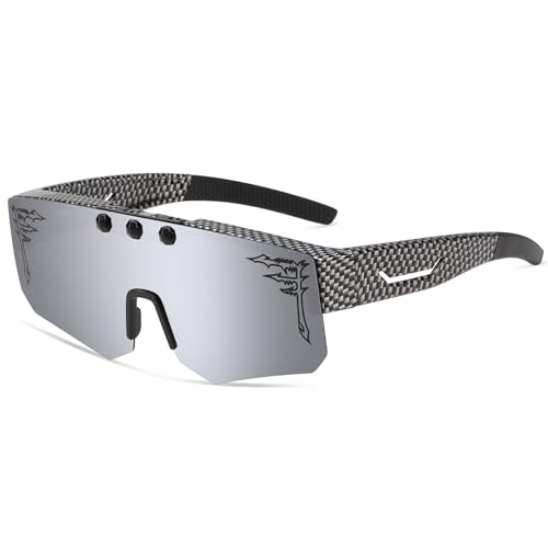 Image of ACEXPNM Polarized Fit Over Glasses Flip Up Sunglasses for Men Women, Wrap Around Goggles for Driving Cycling Fishing
