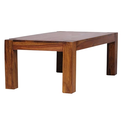 FineBuy Mesa de Centro Moderna Rectangular 110x60x40 cm Madera Ma...
