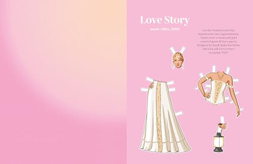 Dress Up Taylor: A Taylor Swift paper doll book featuring her iconic eras (Paperdoll Dress Ups)